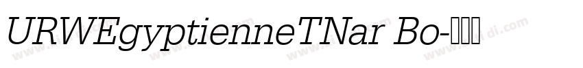 URWEgyptienneTNar Bo字体转换